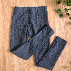 Grey Tribal Textured American Eagle Leggings XS